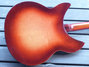 May 1964 Rickenbacker 1997/6 RoMo, Fireglo: Body - Rear