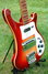 Rickenbacker 4003/4 , Amber Fireglo: Close up - Free