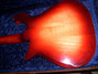 Sep 1965 Rickenbacker ES17/6 Ryder, Fireglo: Body - Rear