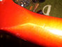 Rickenbacker ES17/6 Ryder, Fireglo: Neck - Rear