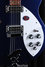 Rickenbacker 330/6 , Midnightblue: Close up - Free2