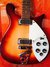 Rickenbacker 610/12 , Fireglo: Body - Front