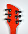 Rickenbacker 320/6 BH BT, Red: Headstock - Rear