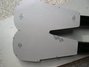 Dec 1949 Rickenbacker D16/2 X 8 LapSteel, Silver: Body - Rear