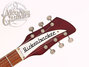 Rickenbacker 331/6 Lightshow, Burgundy: Headstock