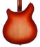 Feb 1967 Rickenbacker 360/12 Mod, Fireglo: Body - Rear