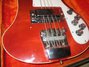 Rickenbacker 4001/4 Mod, Burgundy: Close up - Free2