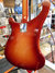 Aug 1973 Rickenbacker 480/6 , Fireglo: Body - Rear