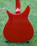 May 2014 Rickenbacker 350/6 V63, Ruby: Body - Rear