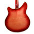 Rickenbacker 360/6 Slant Fret, Fireglo: Body - Rear