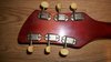 Rickenbacker ES17/6 Mod, Fireglo: Headstock - Rear