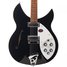 Rickenbacker 330/6 f hole, Jetglo: Body - Front