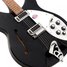 Rickenbacker 330/6 f hole, Jetglo: Close up - Free2