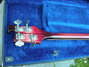 Rickenbacker 4001/4 PW Refin, Wine Burst: Headstock - Rear