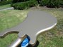 Feb 2002 Rickenbacker 4003/5 S, Desert Gold: Body - Rear