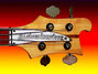 Dec 1975 Rickenbacker 4001/4 FL, Mapleglo: Headstock