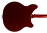 Mar 2014 Rickenbacker 360(LH)/6 , Ruby: Body - Rear