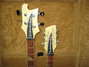 Rickenbacker 4080/412 Doubleneck, White: Headstock