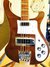 Rickenbacker 4001/4 , Walnut: Body - Front