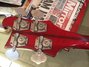 Rickenbacker 4001/4 , Burgundy: Headstock - Rear