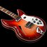 Rickenbacker 381/6 V69, Fireglo: Close up - Free2