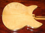 Aug 1965 Rickenbacker 360/12 O.S., Natural: Body - Rear