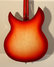 Jul 2014 Rickenbacker 330/6 f hole, Fireglo: Body - Rear