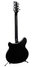 Rickenbacker 360/6 , Jetglo: Full Instrument - Rear