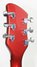 Rickenbacker 330/6 , Ruby: Headstock - Rear