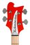 Rickenbacker 4003/4 SPC, Alarm Red: Headstock