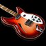 Rickenbacker 381/6 V69, Fireglo: Neck - Front