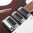 Rickenbacker 370/6 , Burgundy: Close up - Free2
