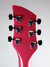 Rickenbacker 620/6 , Metallic Plumglo: Headstock - Rear