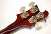 Rickenbacker 4001/4 , Burgundy: Headstock - Rear