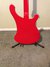 Apr 1983 Rickenbacker 4003(LH)/4 , Ruby: Body - Rear