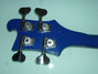 Rickenbacker 4001/4 , Azureglo: Headstock - Rear