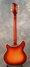 Rickenbacker 365/6 Van Ghent tuners, Fireglo: Full Instrument - Rear