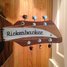 Rickenbacker 450/6 Refin, Black: Headstock