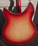 Mar 2012 Rickenbacker 360/12 C63, Fireglo: Body - Rear