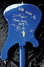 Mar 1981 Rickenbacker 4001/4 , Azureglo: Body - Rear