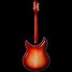 Rickenbacker 381/6 V69, Fireglo: Full Instrument - Rear