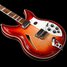 Rickenbacker 381/6 V69, Fireglo: Close up - Free