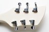 Rickenbacker 330/6 Refin, White: Headstock - Rear