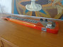 Rickenbacker 100/6 LapSteel, Red: Neck - Rear