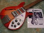 Rickenbacker 1996/6 f hole, Amber Fireglo: Body - Front