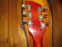 Rickenbacker 450/6 , Fireglo: Headstock - Rear
