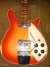 Rickenbacker 625/6 , Fireglo: Body - Front
