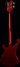 Rickenbacker 4003/4 , Ruby: Full Instrument - Rear