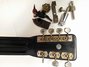 Rickenbacker B/6 LapSteel, Black: Headstock - Rear