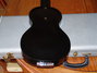Dec 1954 Rickenbacker B Post War/6 LapSteel, Black: Body - Rear
